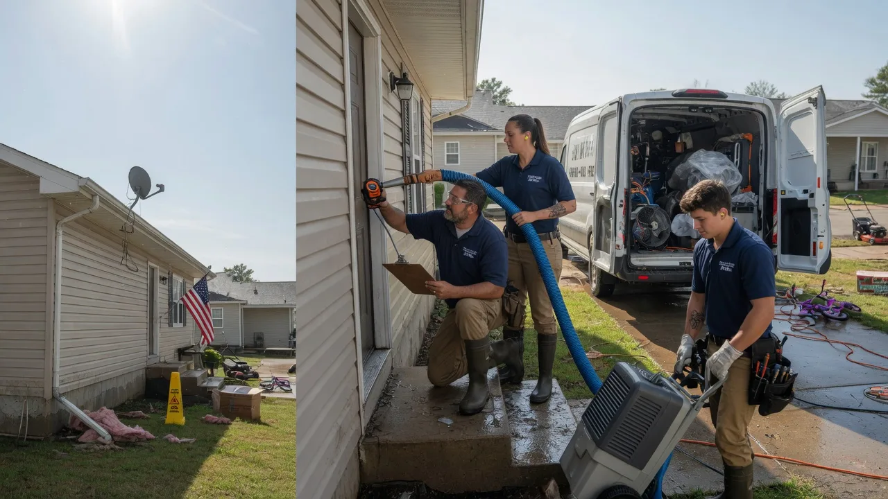 Ceiling Water Damage Restoration in Allenport, PA near me